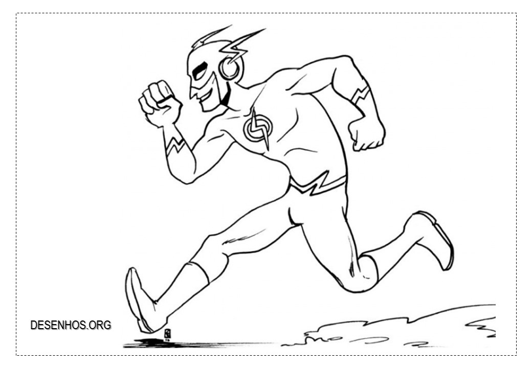Flash para colorir e imprimir! (30 desenhos) Flash para colorir e imprimir! (30 desenhos)