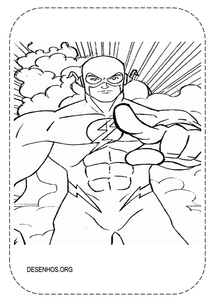 Flash para colorir e imprimir! (30 desenhos) Flash para colorir e imprimir! (30 desenhos)
