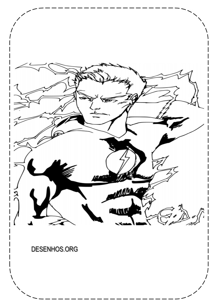 Flash para colorir e imprimir! (30 desenhos) Flash para colorir e imprimir! (30 desenhos)