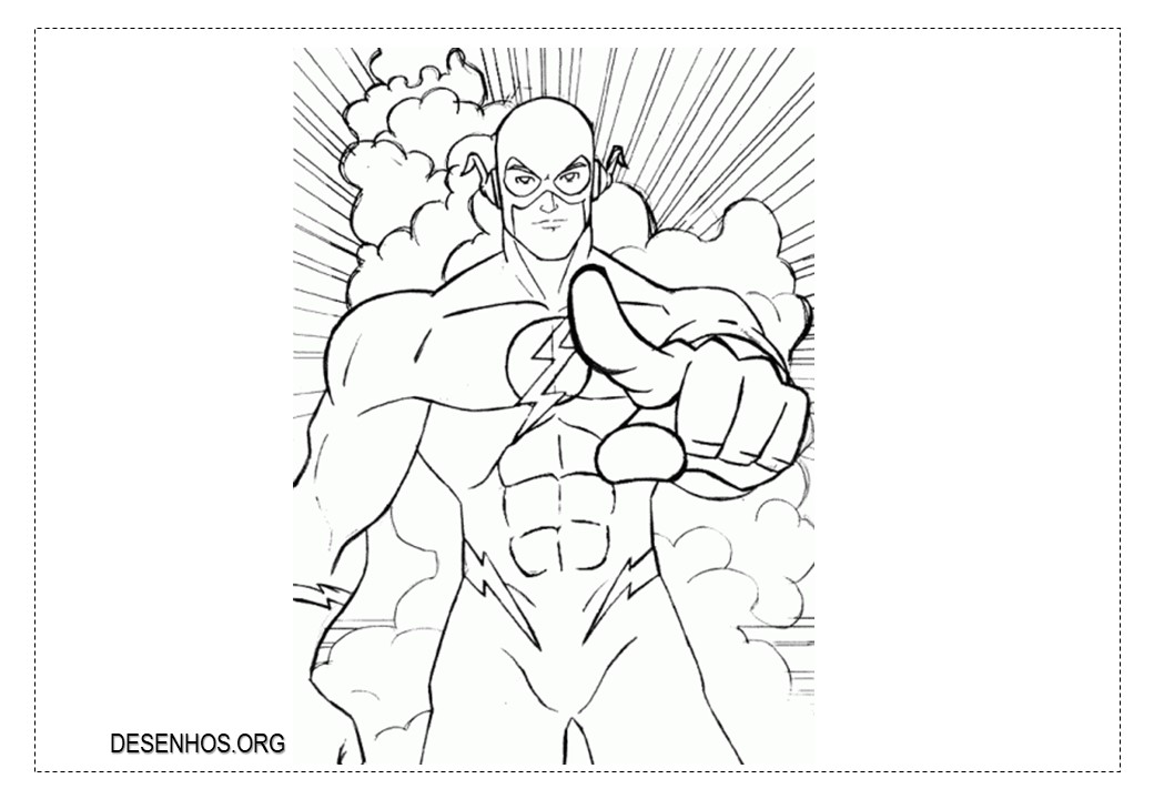 Flash para colorir e imprimir! (30 desenhos) Flash para colorir e imprimir! (30 desenhos)