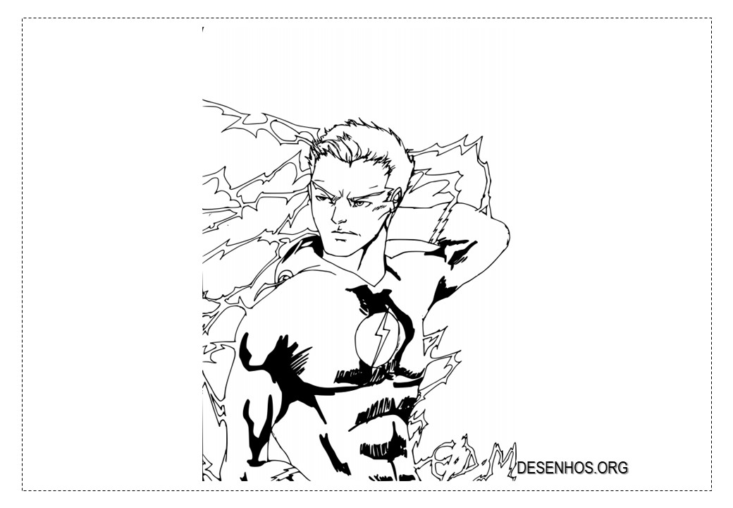 Flash para colorir e imprimir! (30 desenhos) Flash para colorir e imprimir! (30 desenhos)