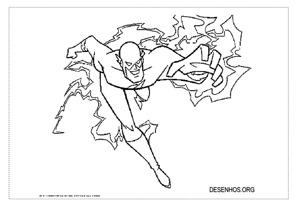 Flash para colorir e imprimir! (30 desenhos) Flash para colorir e imprimir! (30 desenhos)