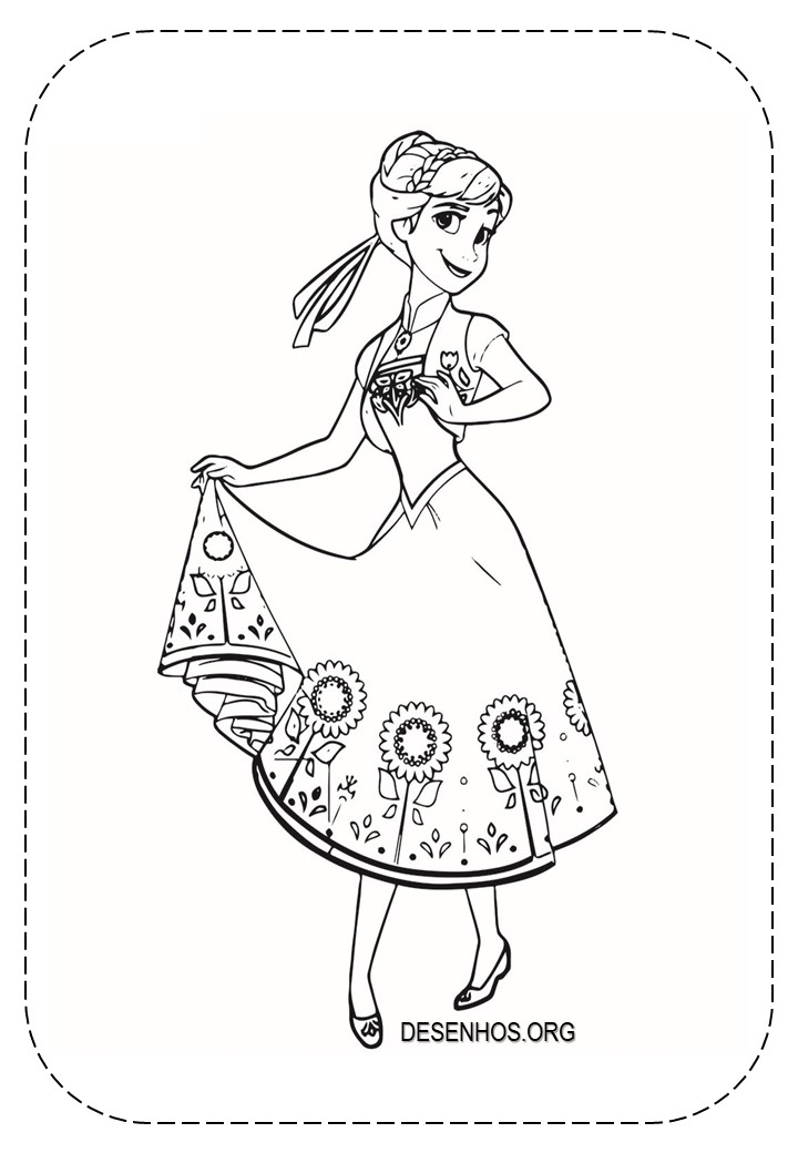 Mais de 30 desenhos da Anna para colorir e imprimir! Mais de 30 desenhos da Anna para colorir e imprimir!