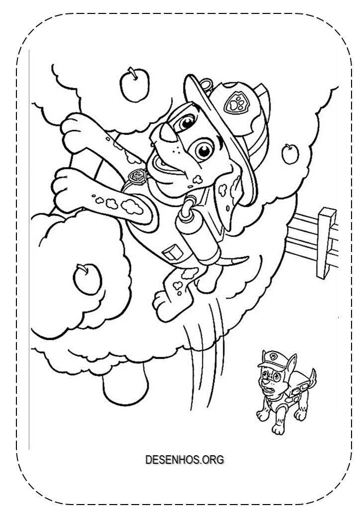 30 Desenhos do Marshall para colorir! 30 Desenhos do Marshall para colorir!