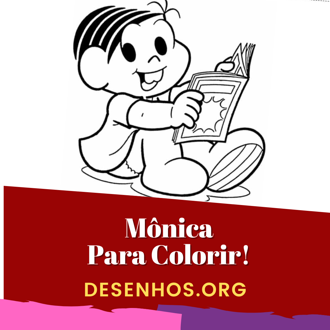 35 Desenhos da Mônica para colorir e imprimir!
