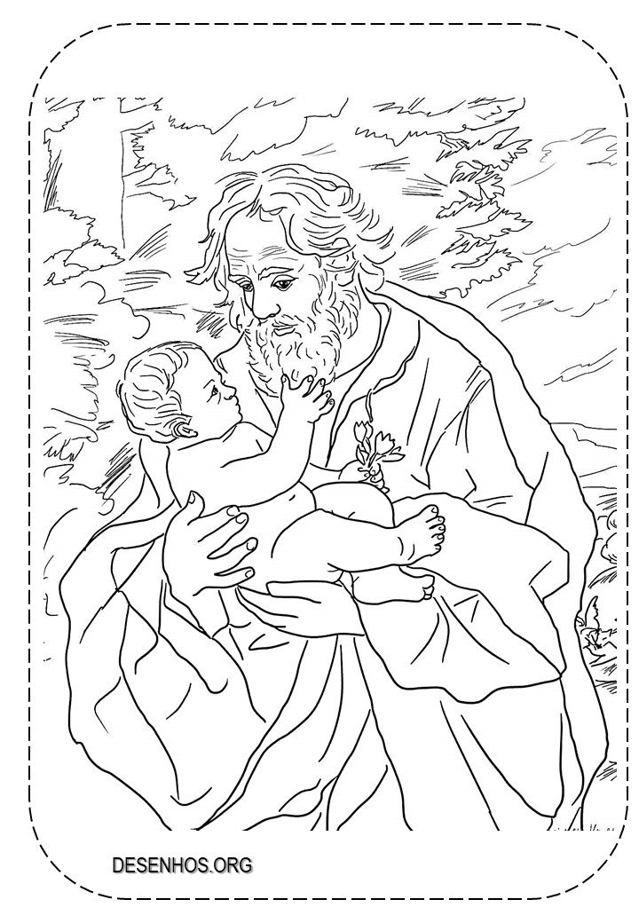 Nascimento de Jesus para colorir!