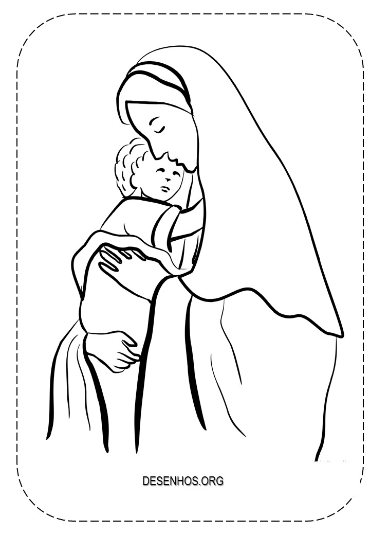 Nascimento de Jesus para colorir!