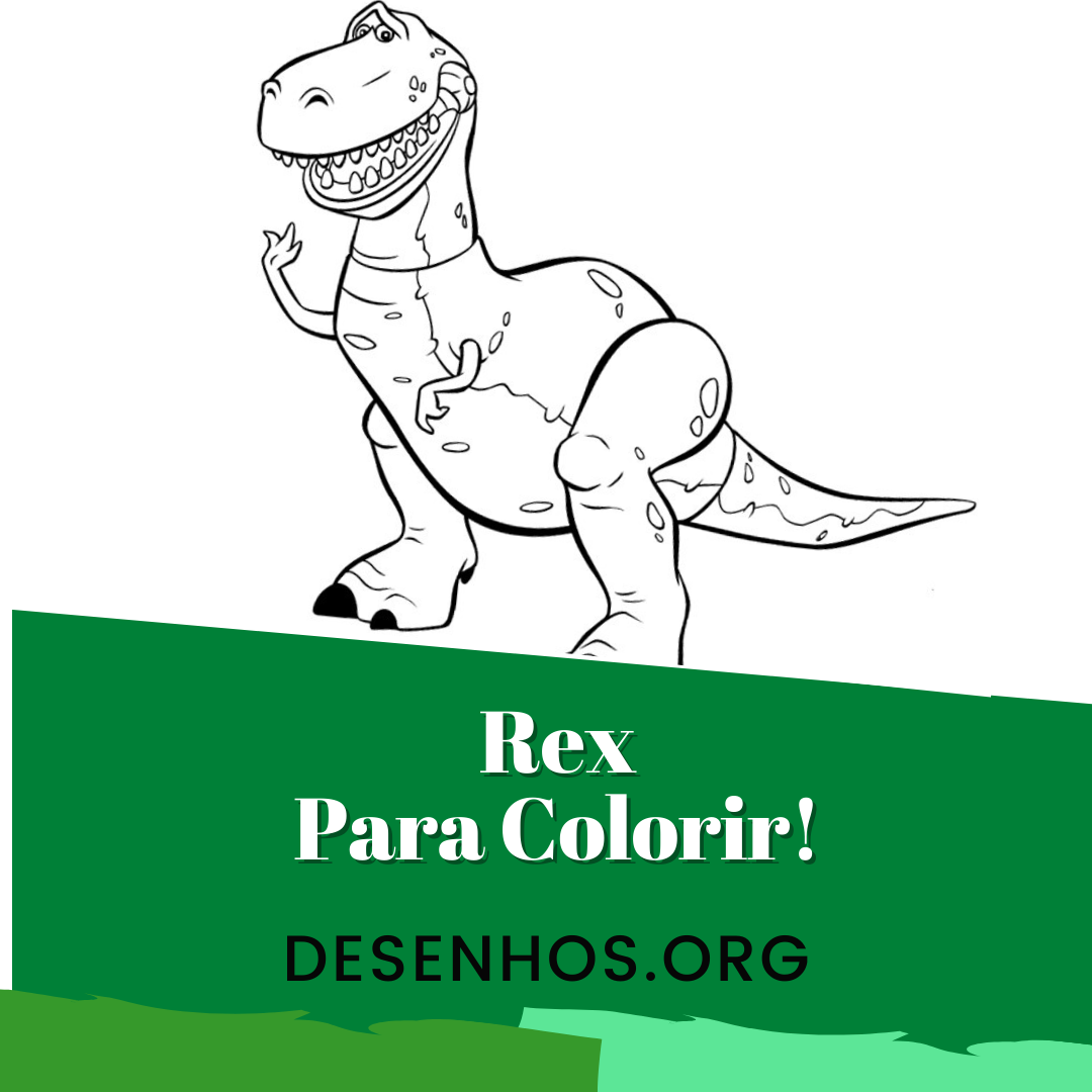 14 Desenhos do Rex para colorir e imprimir!