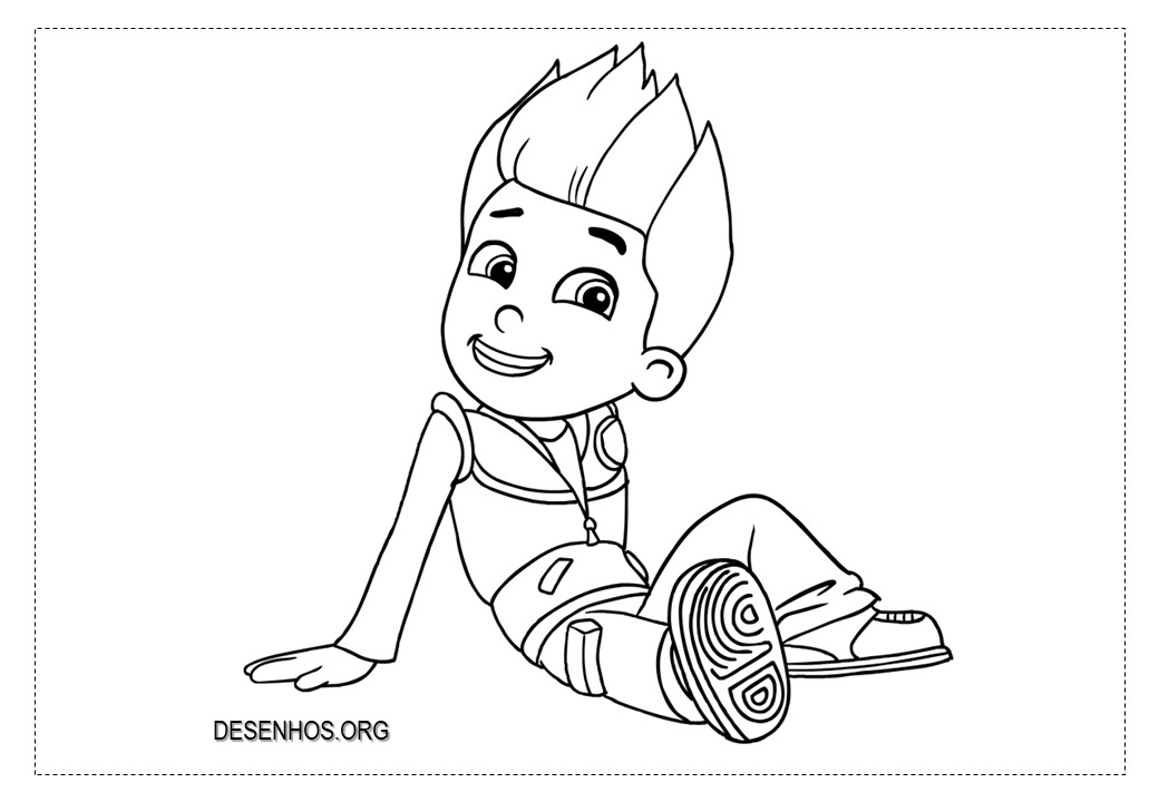 30 Desenhos do Ryder para Colorir e imprimir!