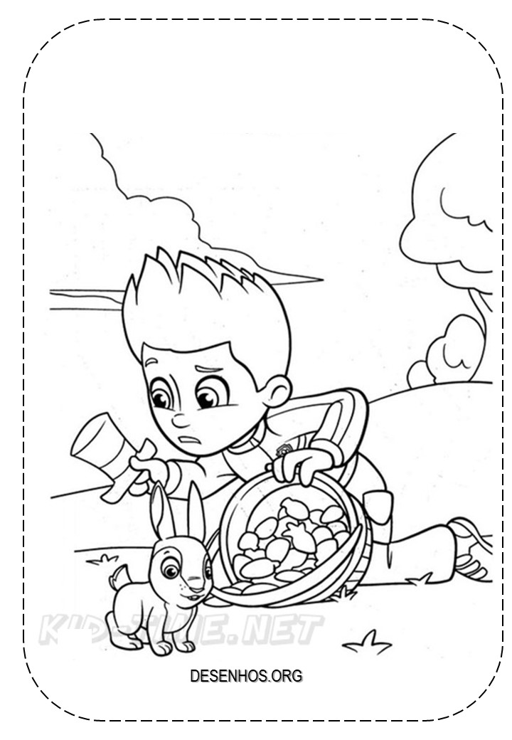 30 Desenhos do Ryder para Colorir e imprimir!