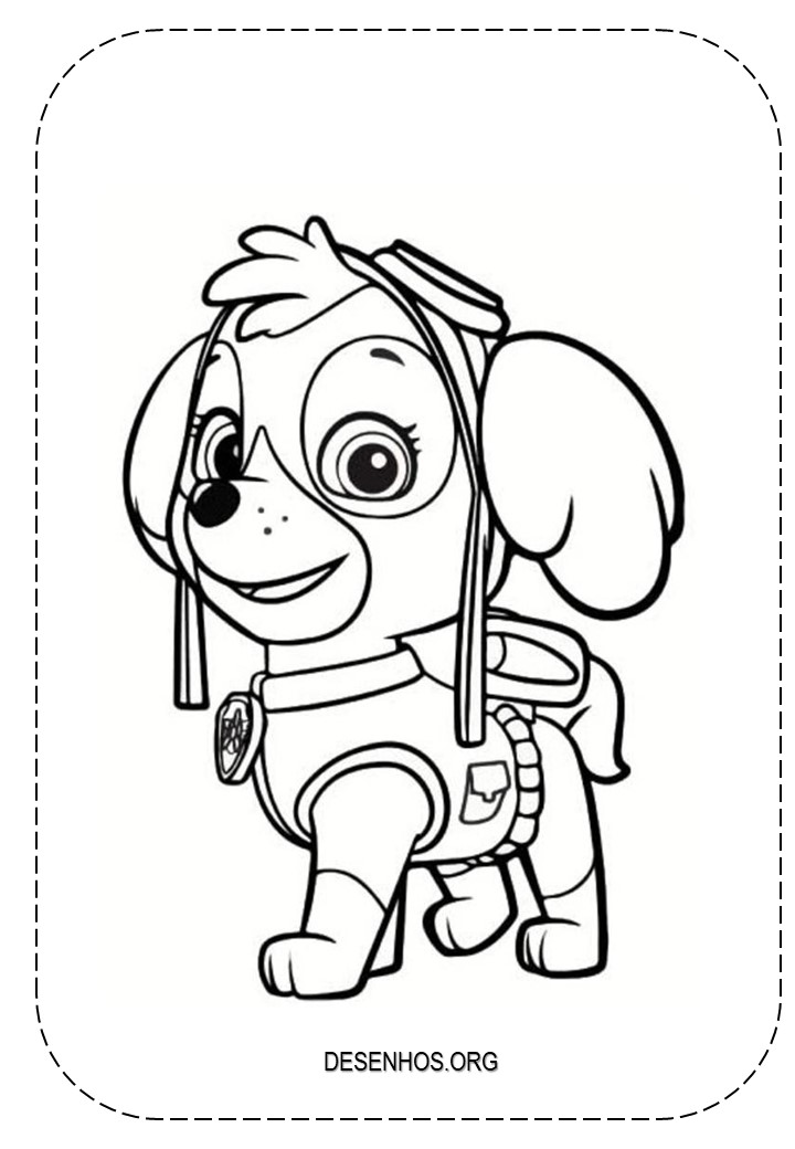 25 Desenhos da Skye para colorir e imprimir! 25 Desenhos da Skye para colorir e imprimir!