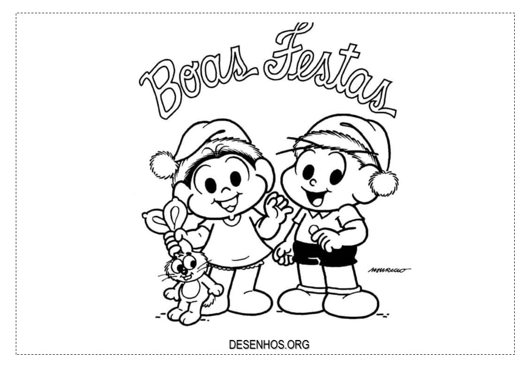 162 Desenhos da Turma da Mônica para colorir!