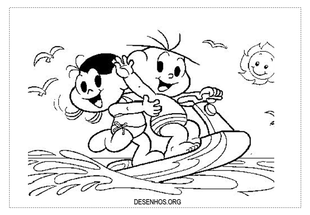 162 Desenhos da Turma da Mônica para colorir!