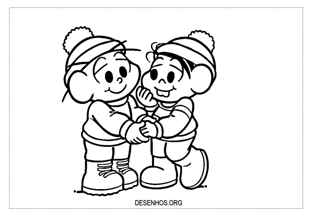 162 Desenhos da Turma da Mônica para colorir!