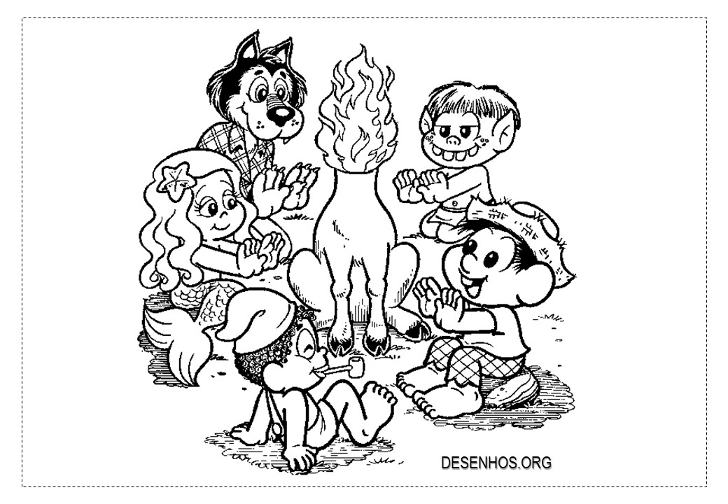 162 Desenhos da Turma da Mônica para colorir!