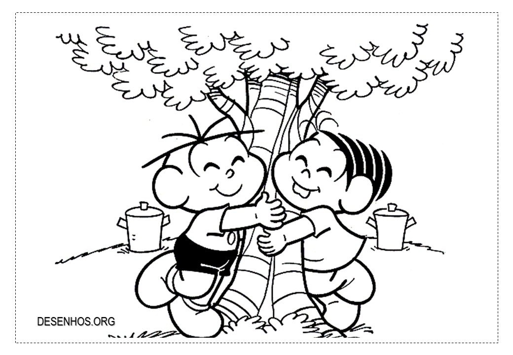 162 Desenhos da Turma da Mônica para colorir!