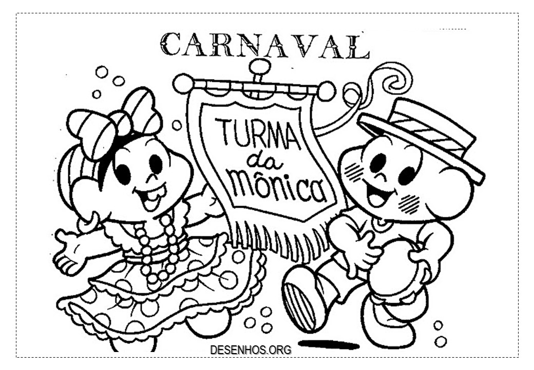 162 Desenhos da Turma da Mônica para colorir!