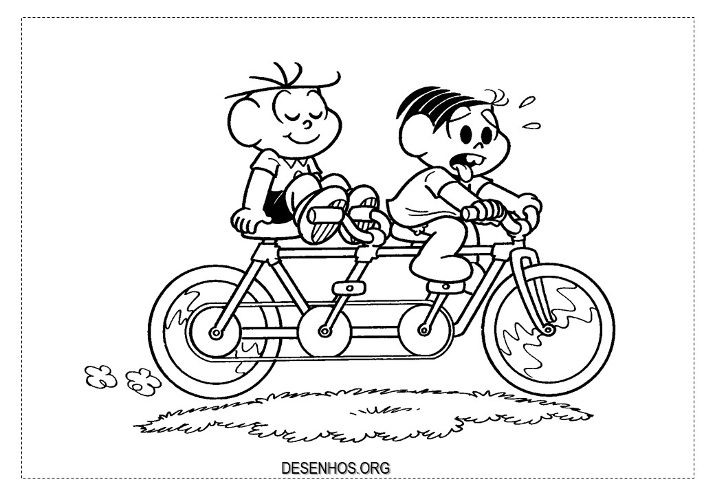 162 Desenhos da Turma da Mônica para colorir!