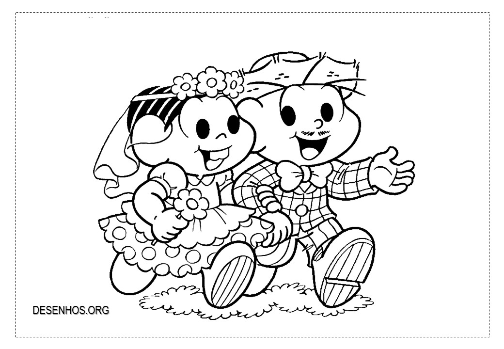162 Desenhos da Turma da Mônica para colorir!