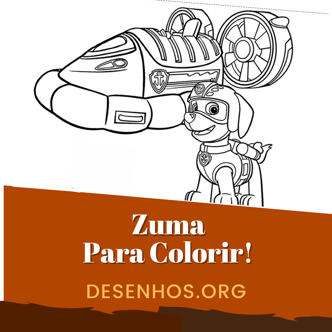 21 Desenhos da Patrulha Canina para colorir!