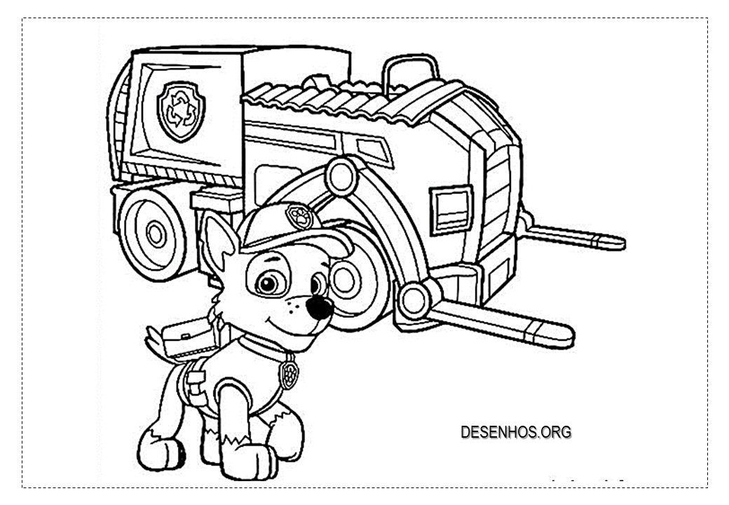 Desenhos Para Imprimir PDF, Colorir e Pintar  Patrulha canina para  colorir, Desenhos animados para colorir, Patrulha canina desenho