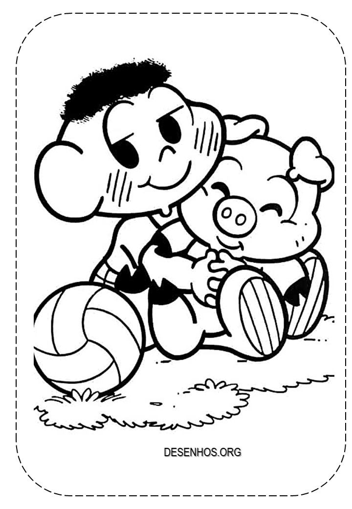 20 Desenhos do Cascão para colorir! 20 Desenhos do Cascão para colorir!