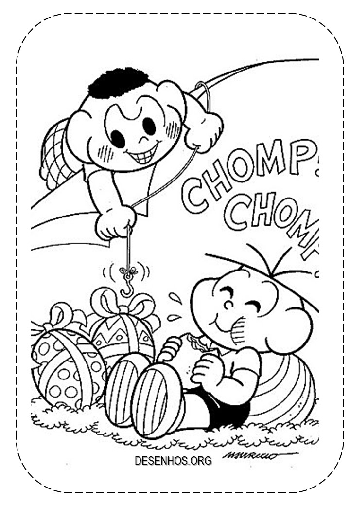 30 Desenhos do Cebolinha para Colorir e imprimir!