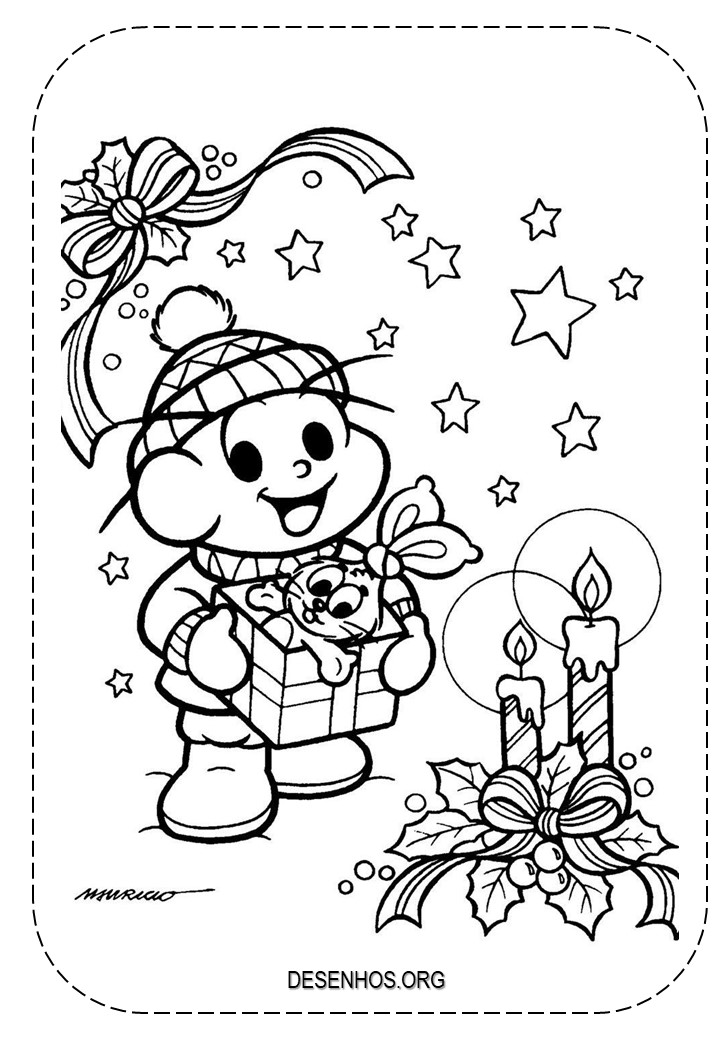 162 Desenhos da Turma da Mônica para colorir!