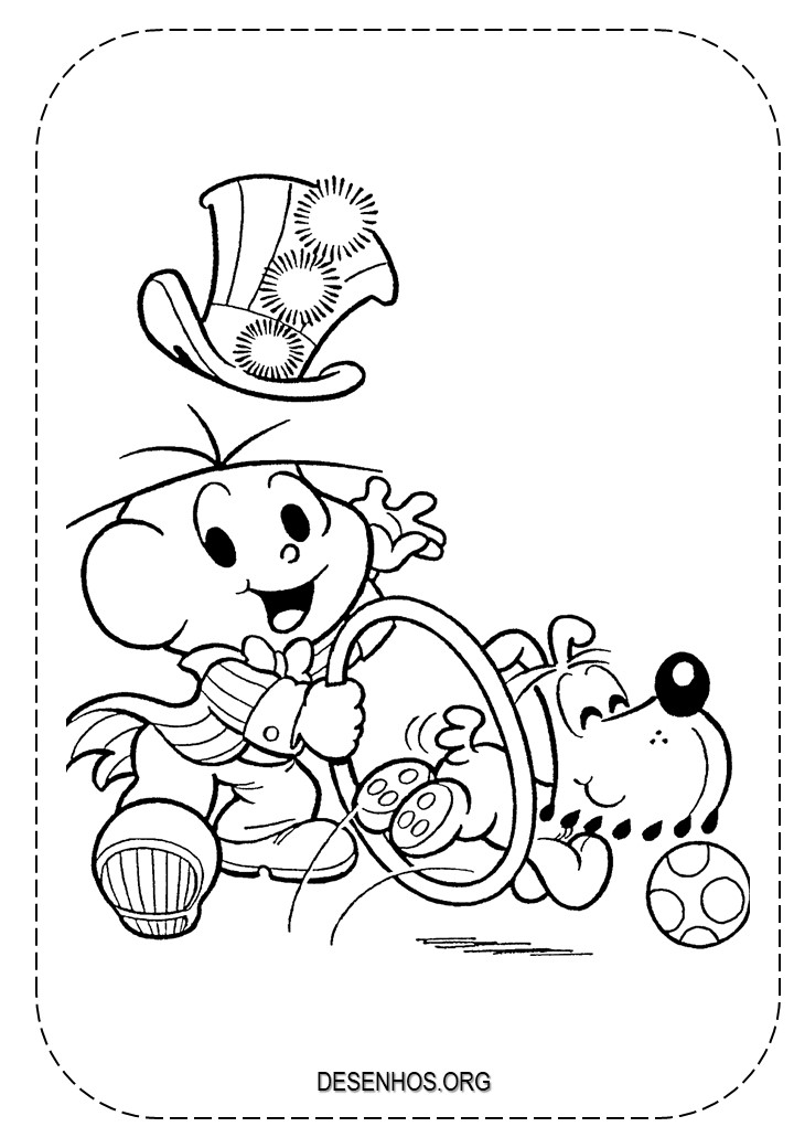 162 Desenhos da Turma da Mônica para colorir!