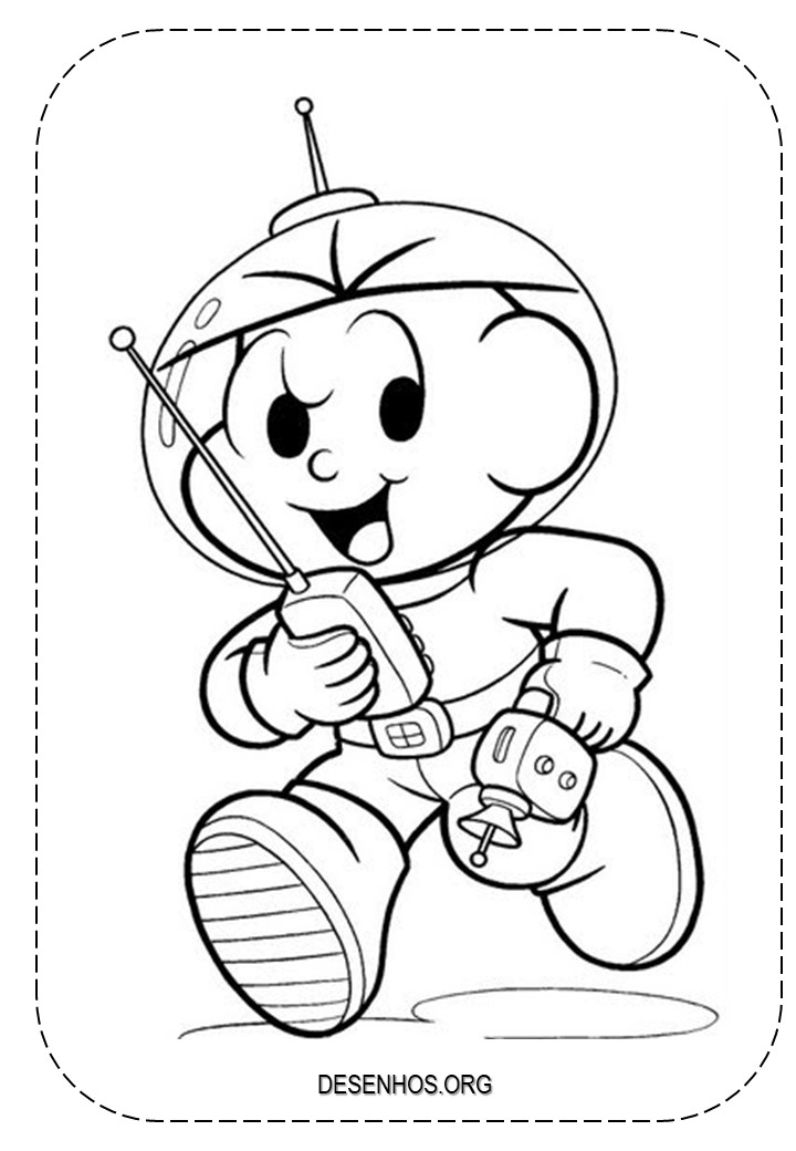 162 Desenhos da Turma da Mônica para colorir!