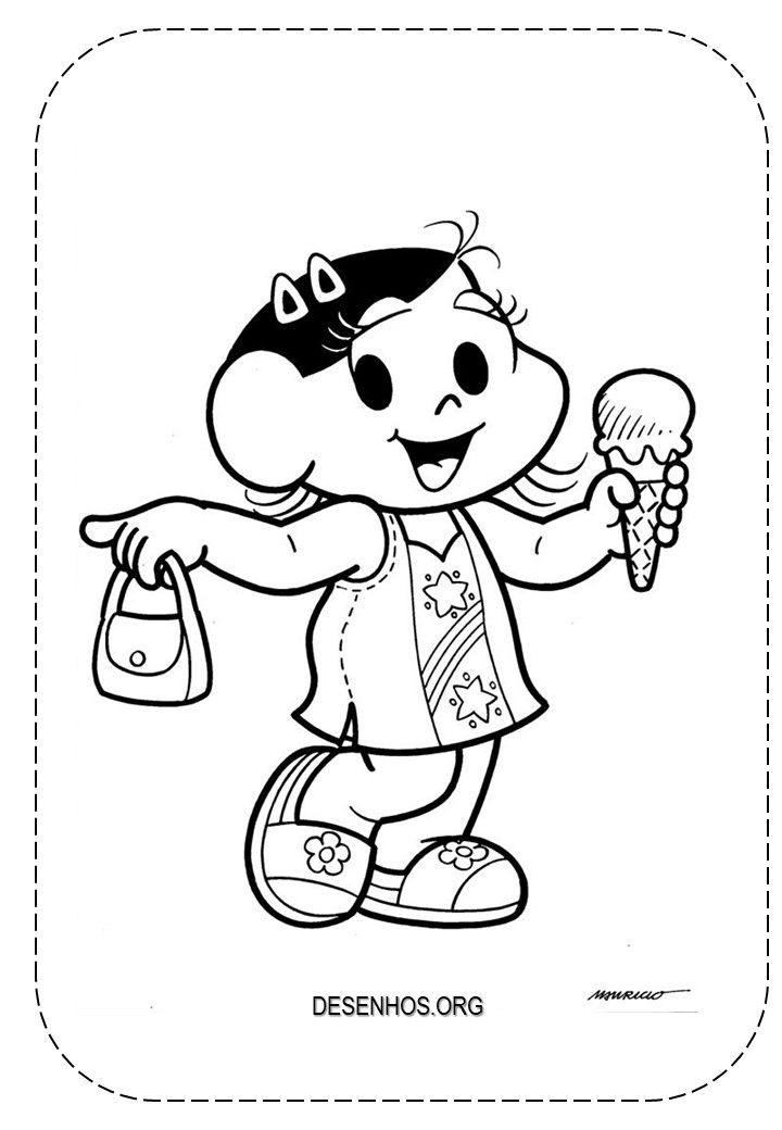 162 Desenhos da Turma da Mônica para colorir!