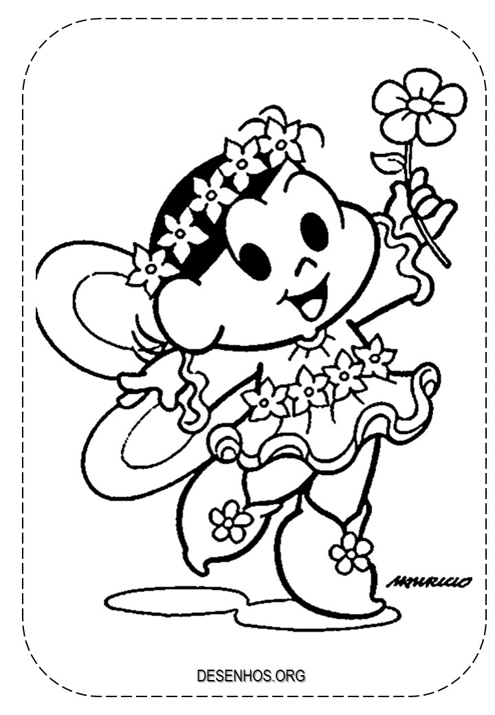 162 Desenhos da Turma da Mônica para colorir!