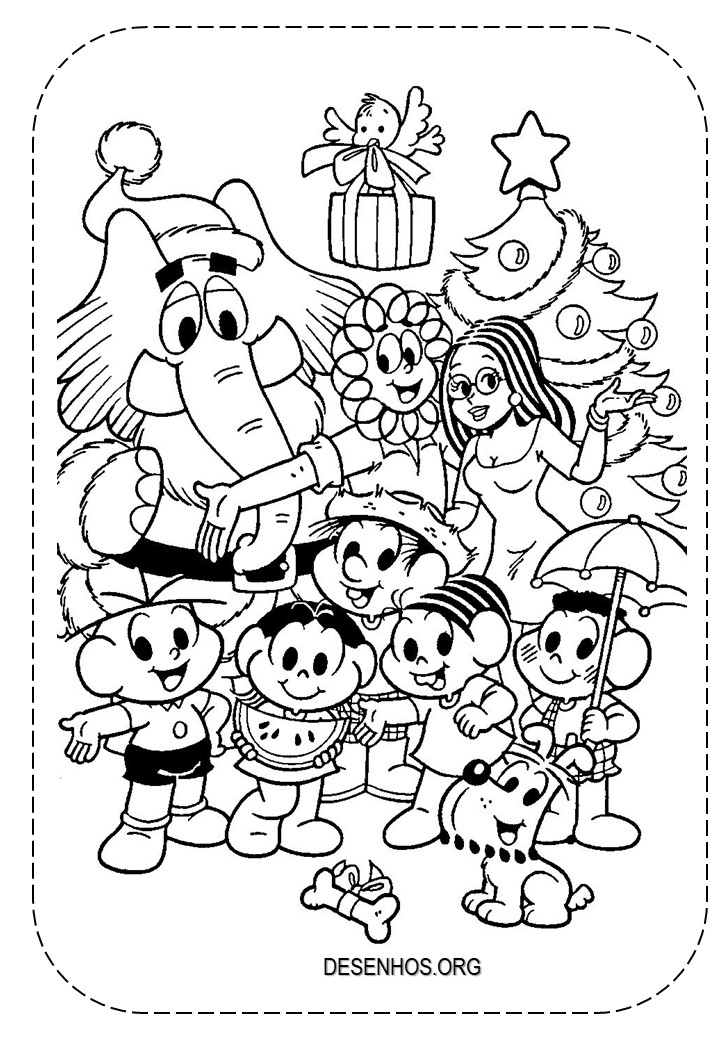 162 Desenhos da Turma da Mônica para colorir!