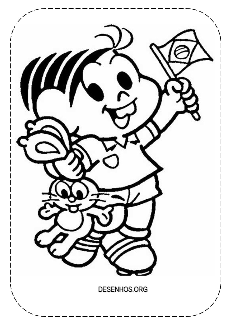162 Desenhos da Turma da Mônica para colorir!