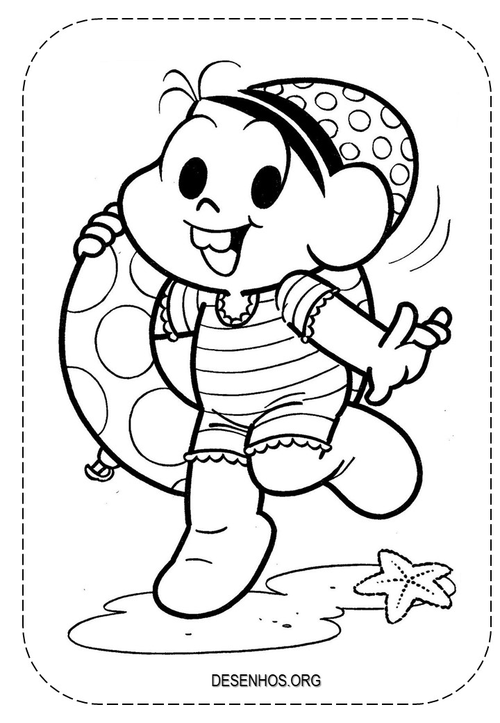162 Desenhos da Turma da Mônica para colorir!
