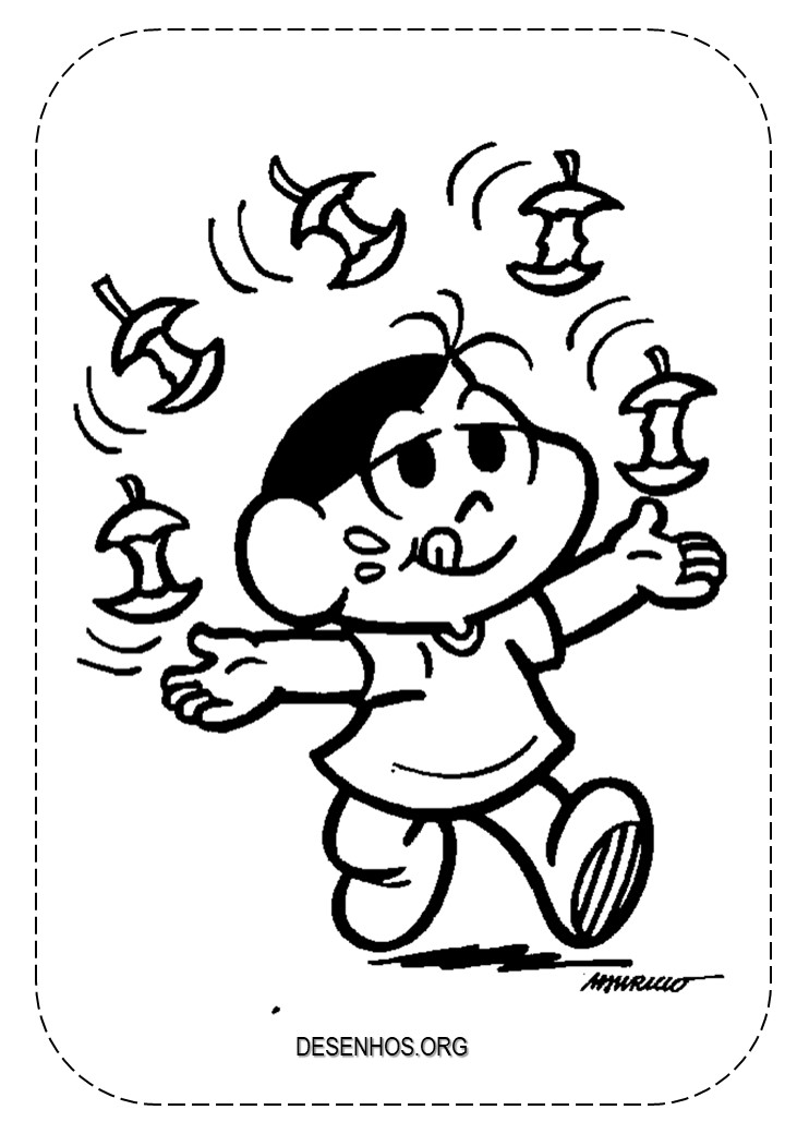 162 Desenhos da Turma da Mônica para colorir!