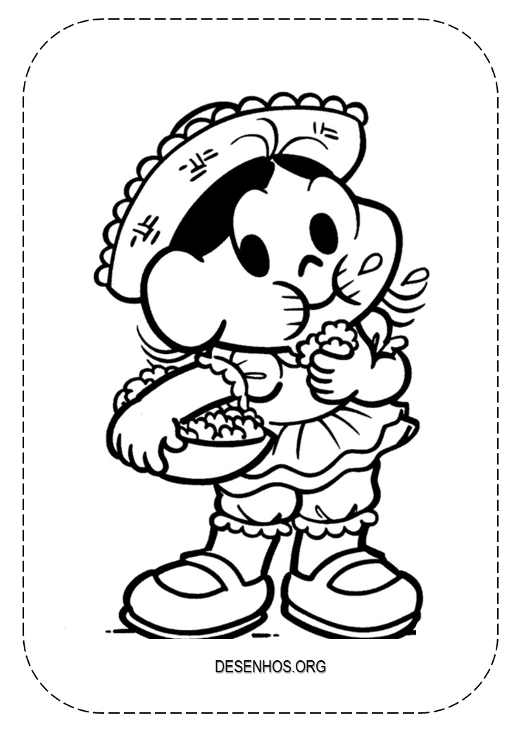162 Desenhos da Turma da Mônica para colorir!