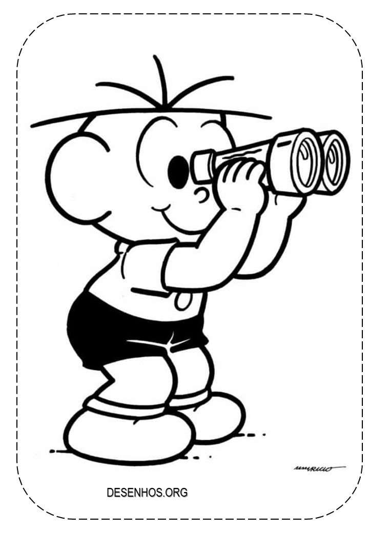 162 Desenhos da Turma da Mônica para colorir!