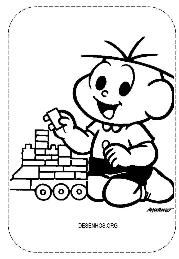 162 Desenhos da Turma da Mônica para colorir!