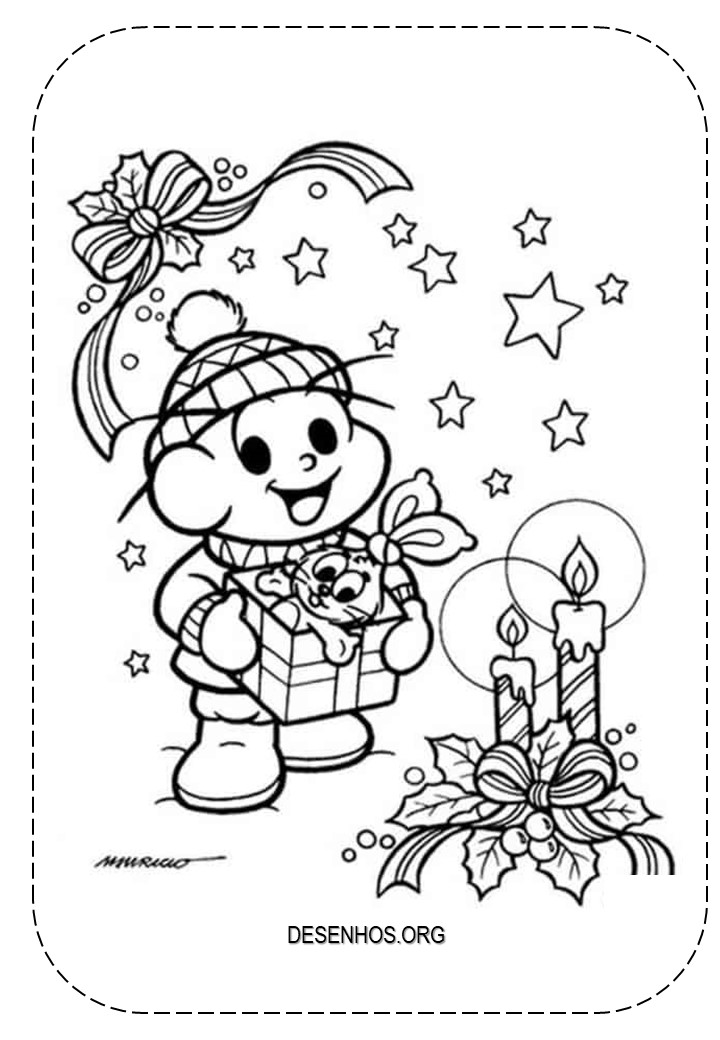 162 Desenhos da Turma da Mônica para colorir!