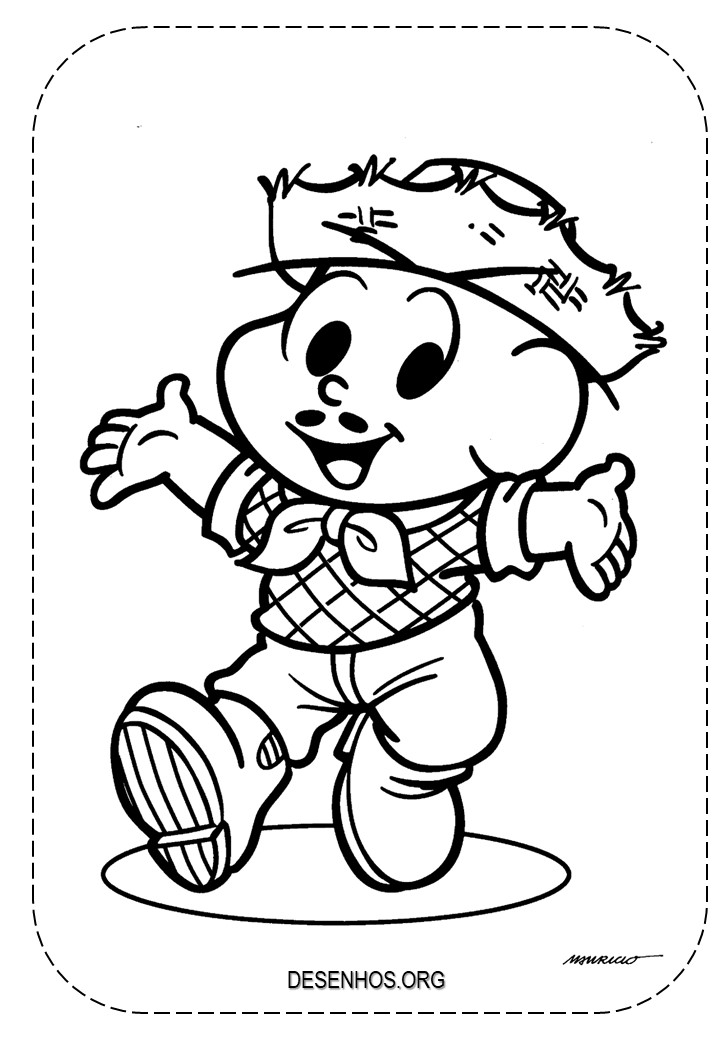 162 Desenhos da Turma da Mônica para colorir!