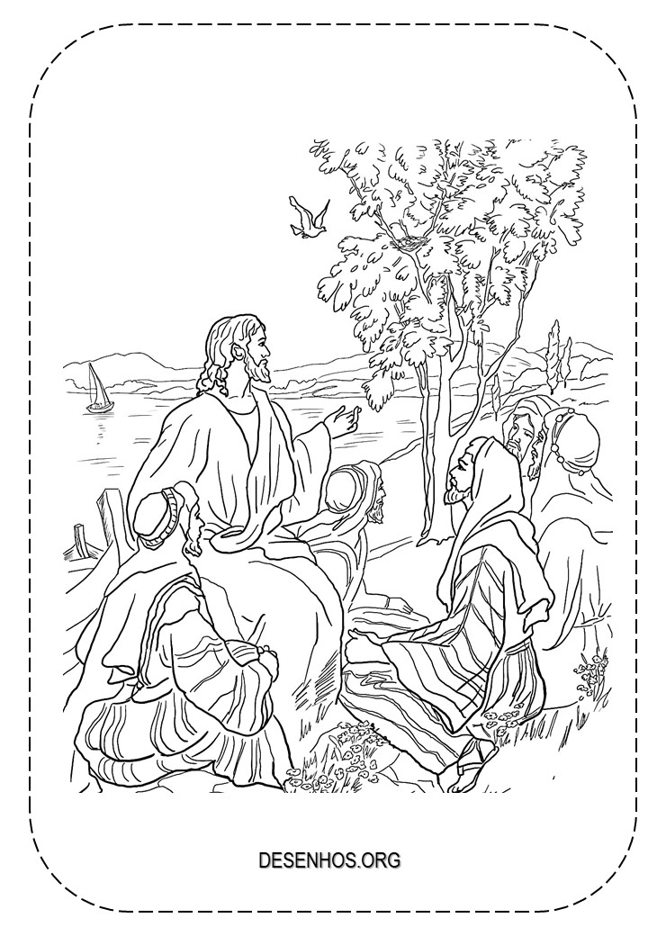 Parábolas de Jesus para colorir e imprimir! Parábolas de Jesus para colorir e imprimir!