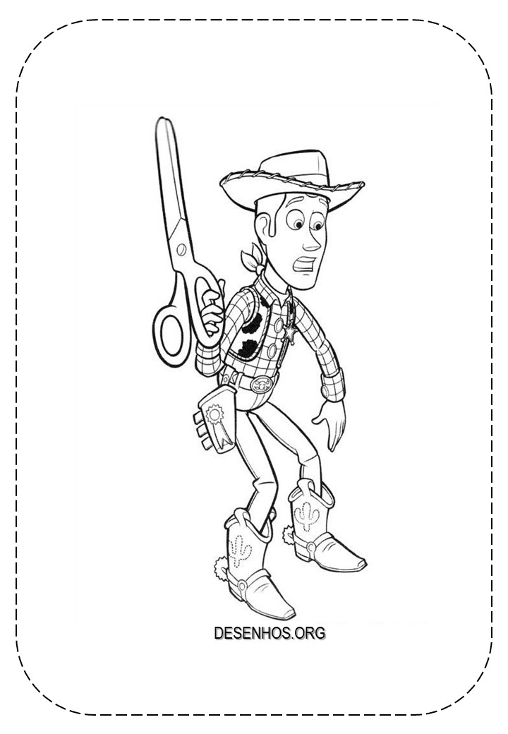 25 Desenhos do Woody para colorir!