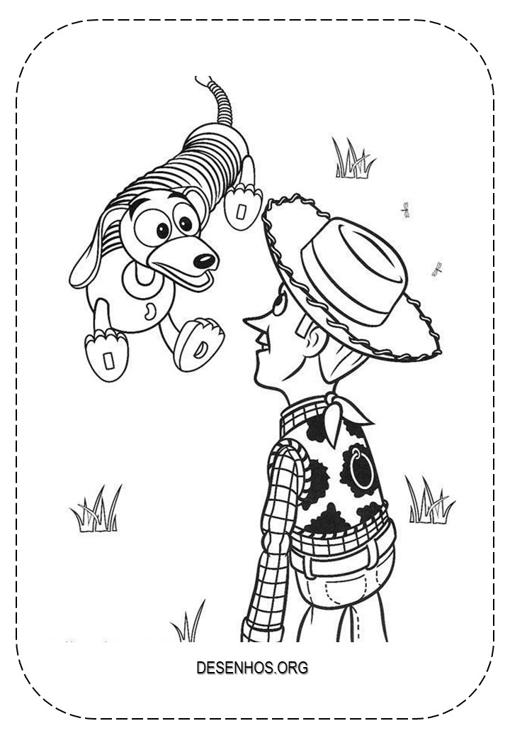 25 Desenhos do Woody para colorir!