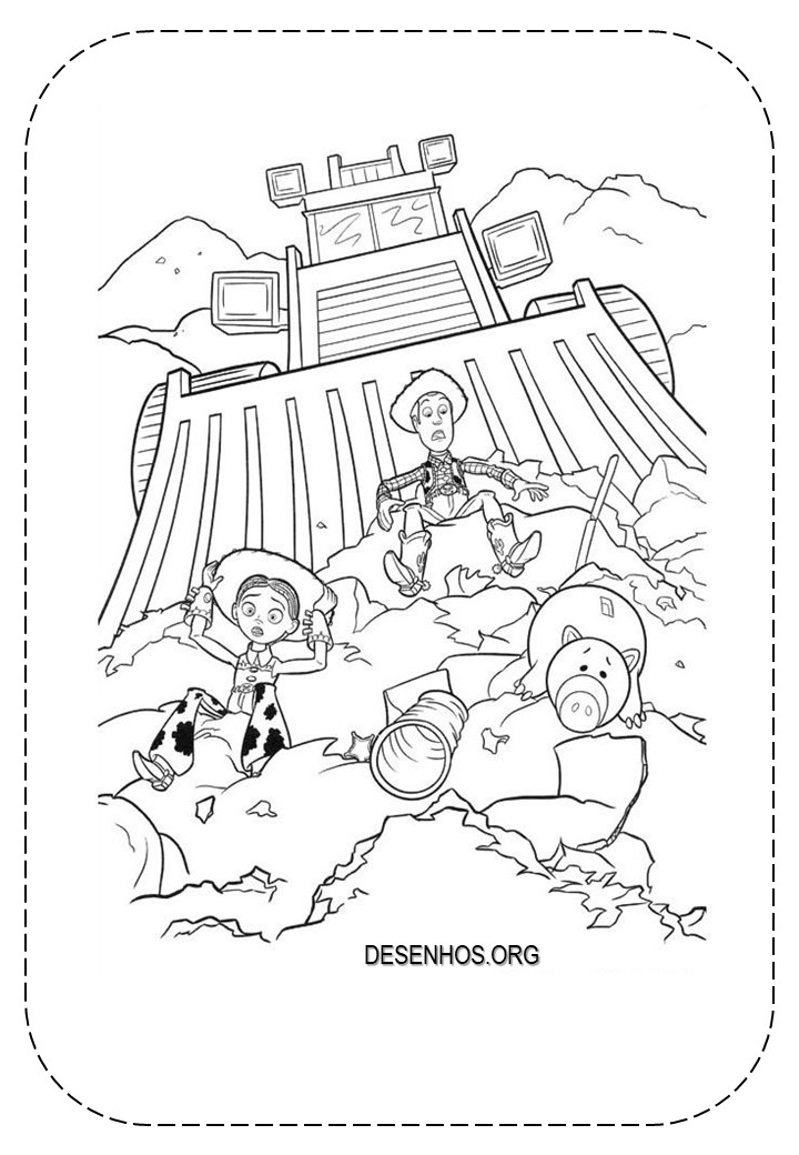 25 Desenhos do Woody para colorir!