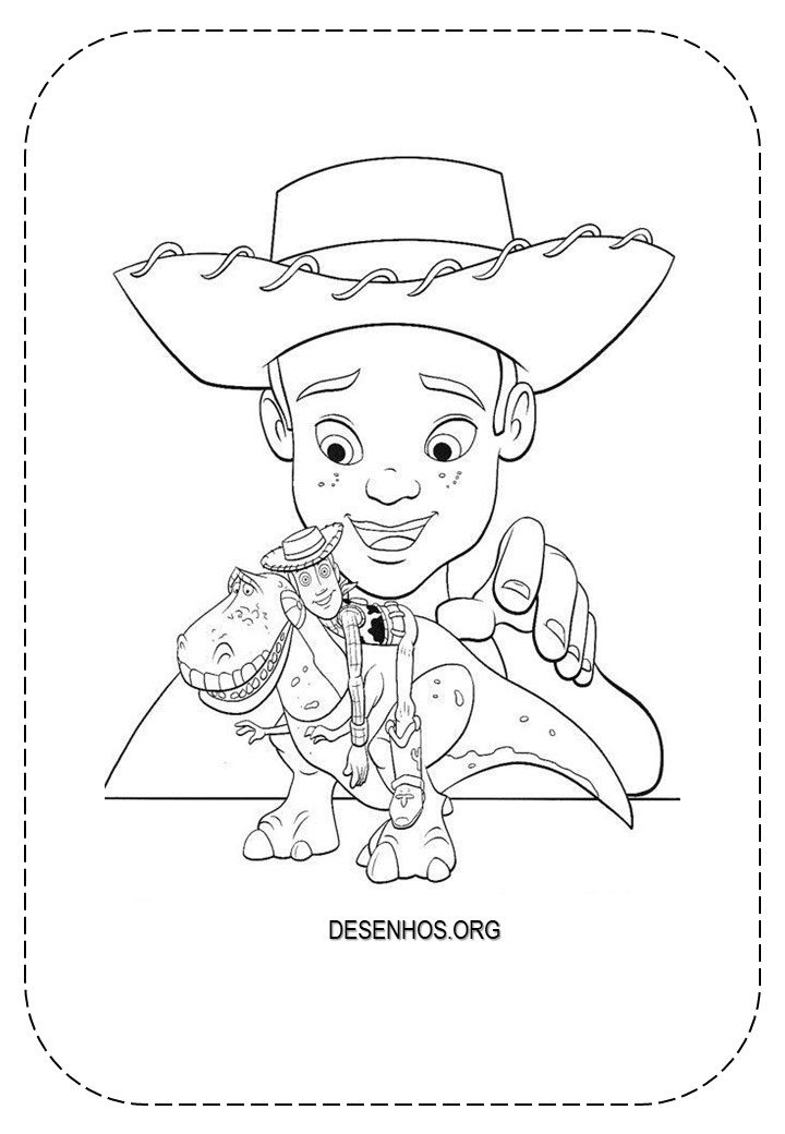 25 Desenhos do Woody para colorir!