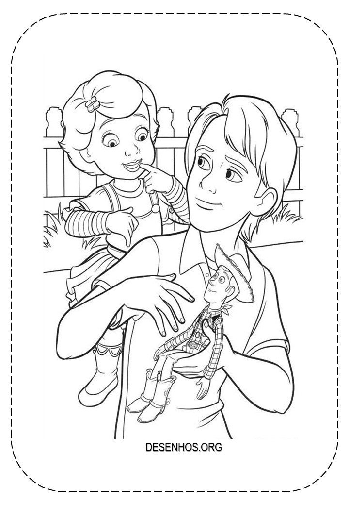 25 Desenhos do Woody para colorir!