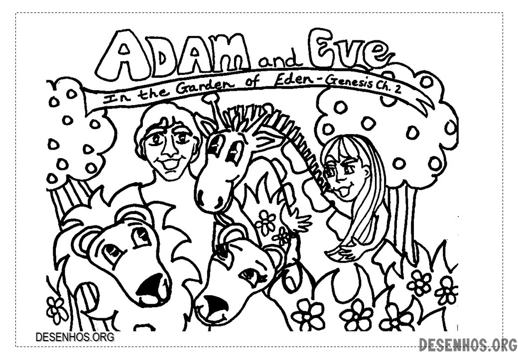 Adão e Eva imprimir 19