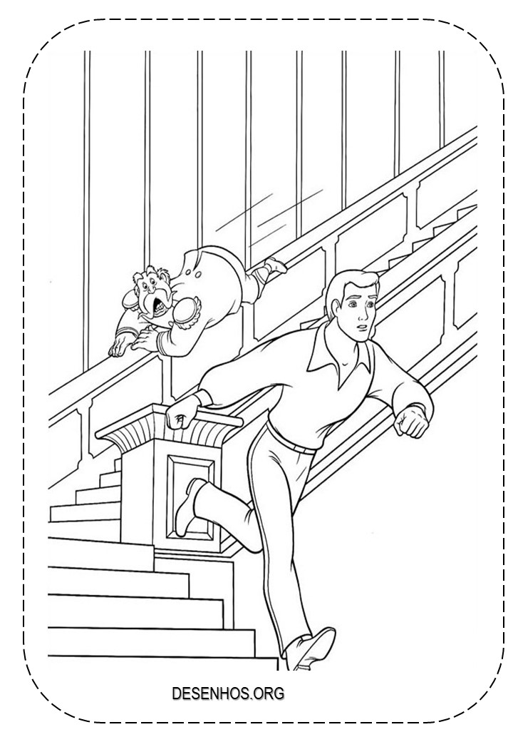 Cinderela principe encantado para colorir 6