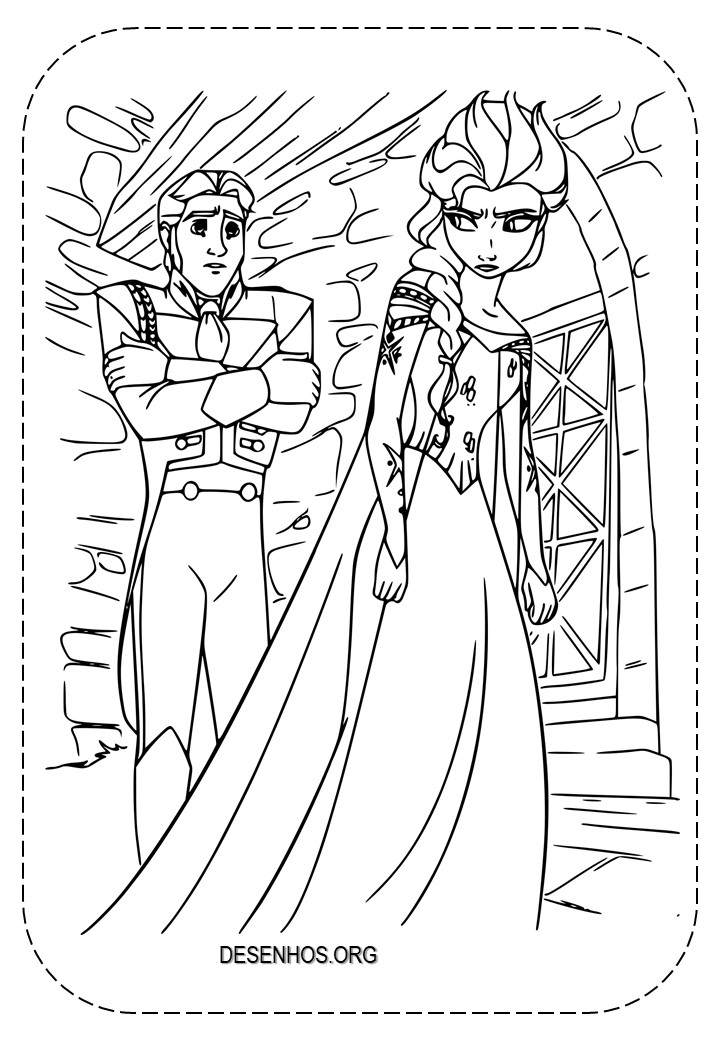 Colorir frozen 7